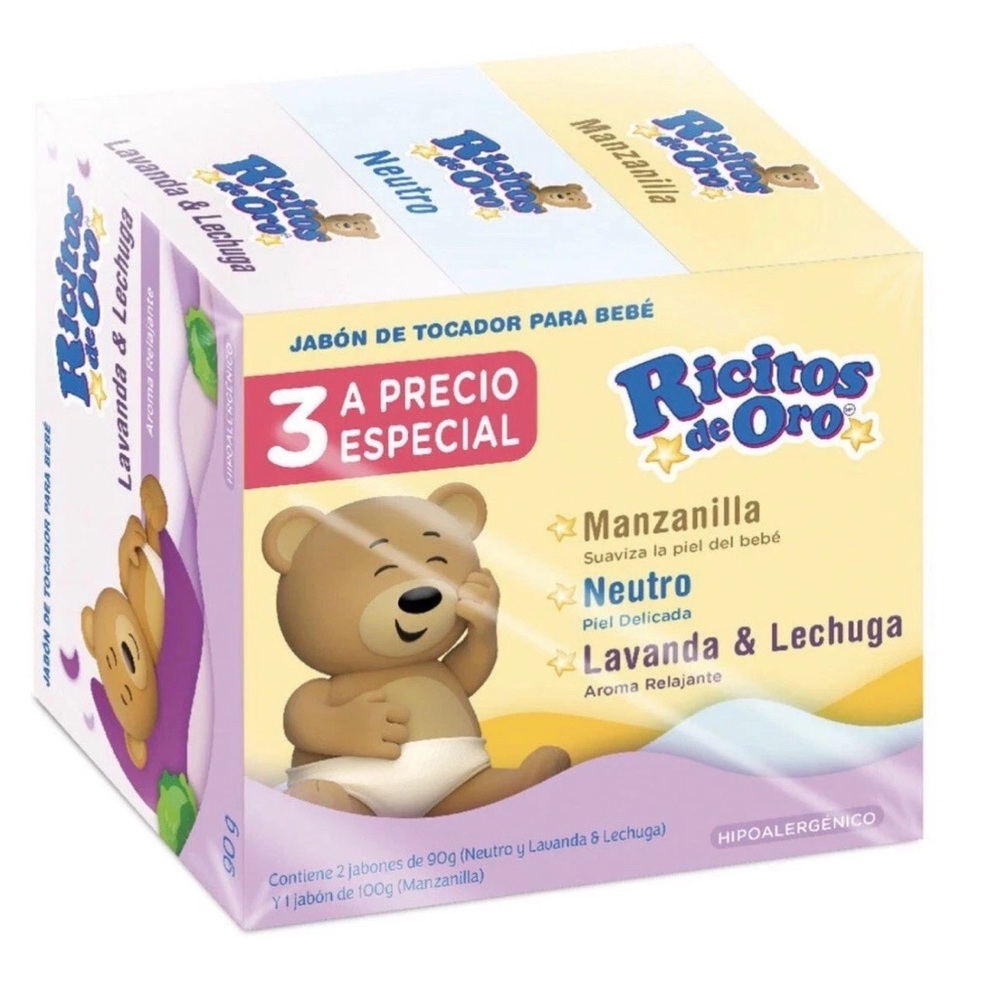 Ricitos de Oro Baby Soap Pack, new sealed in box